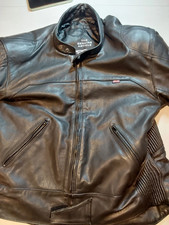 Scott Leathers Motorcycle Jacket Black size UK 46