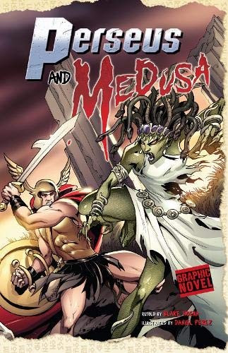 Perseus and medusa graphic - perseus,