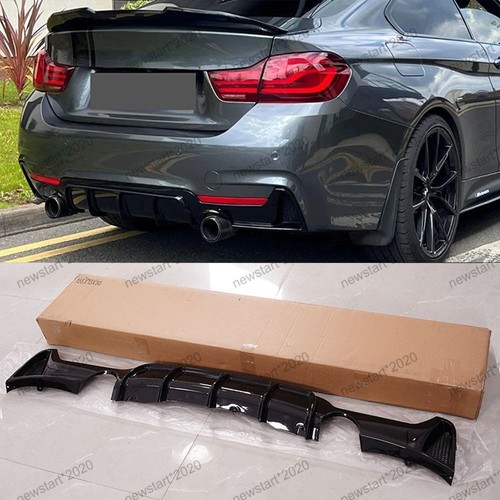 Gloss black rear diffuser - gloss,
