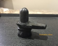 Shivling black resin statue - resin,