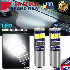 2X White Canbus BAX9s H6W LED