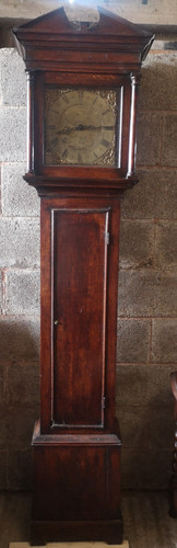 Antique oak brass face - oak,
