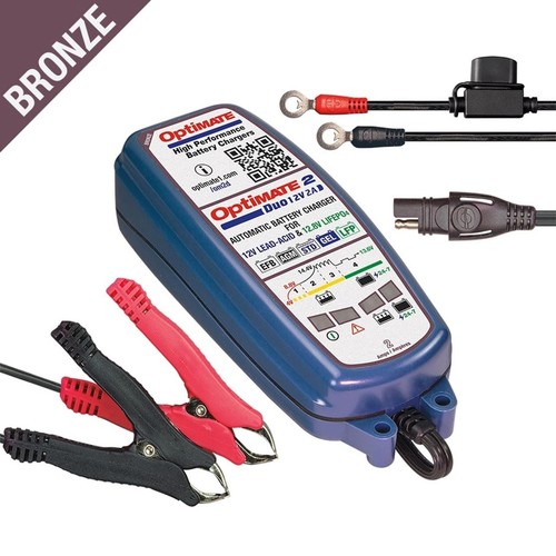 Optimate duo bronze - 2, 12v