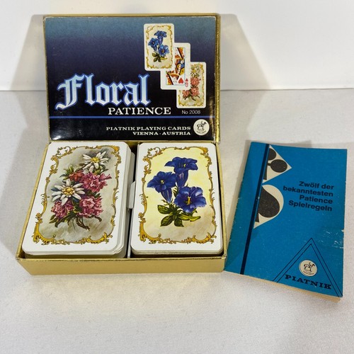 Piatnik playing cards floral - piatnik,