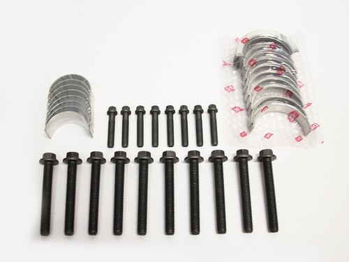 Mains conrod bearings with - conrod,