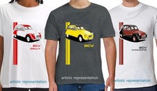 Citroen 2CV Car Art T Shirt - Loads of Designs, Charleston, Dolly, Spot etc