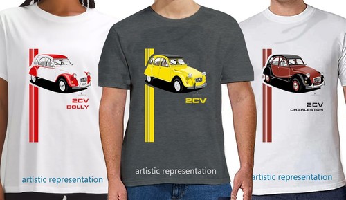 Citroen 2cv car art - citroen,