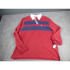 IZOD Mens Long Sleeve Rugby