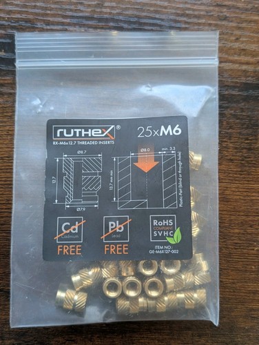 Ruthex heat set threaded - heat,