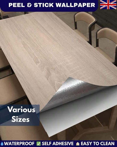 Wood effect vinyl wrap self - vinyl,