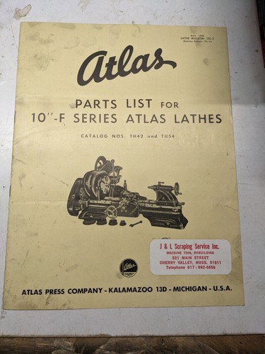 Atlas service parts catalog - atlas,