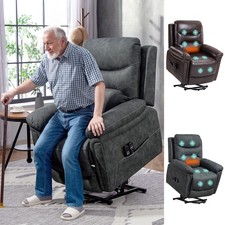 Electric Riser 150° Recliner Chair with Massage Heat USB 45° Power Lift Chair
