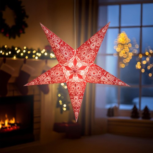 Paper star lantern inch - lantern,, 24-inch