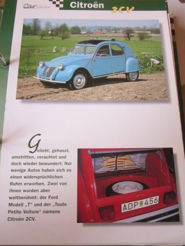Dream car data sheet citroen - dream,