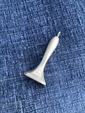 antique solid silver seal fob