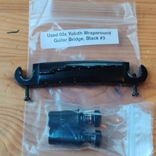 Used 00s Yolnth Wrap Wraparound Stoptail Les Paul Jr Bridge Tailpiece Black #3