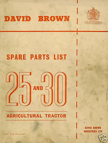 David brown tractor - david, 30c
