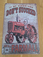 Farmall Tractor sign