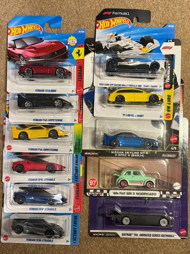 Hot wheels nissan ferrari - wheels, nissan,
