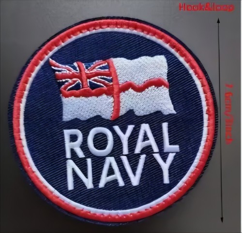 Royal navy union jack patch - royal,