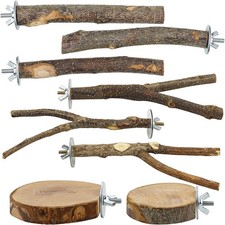 8pcs bird cage branch - 8pcs,