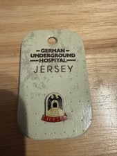 German Underground Hospital Jersey Pin Badge.