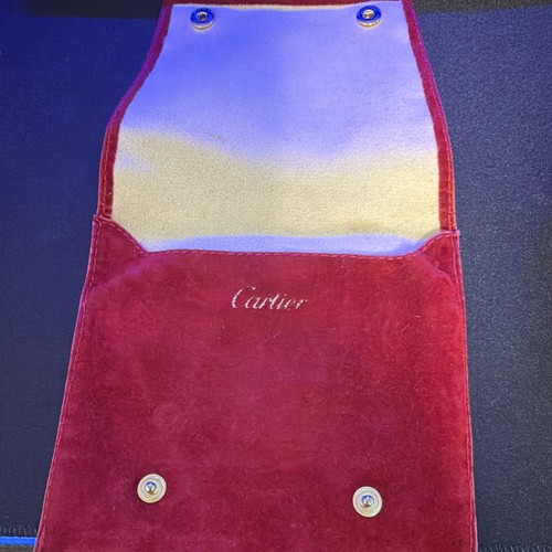 Cartier red velvet jewellery - red,