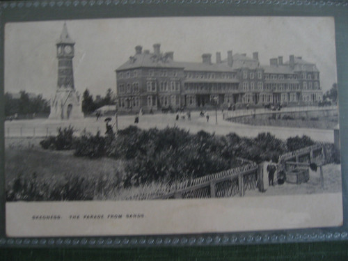 Printed postcard the parade - printed,