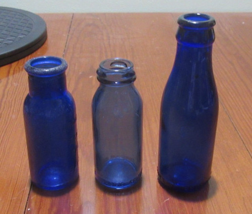 Antique cobalt blue bromo - antique,