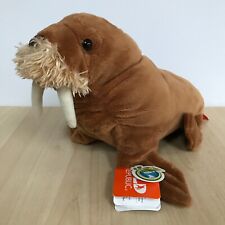 Wild Republic Walrus Soft Toy Plush Brown Medium 26cm Long Cuddlekins Wildlife