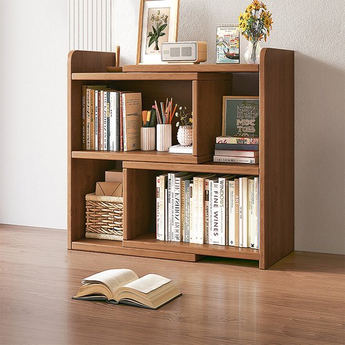Wooden desktop bookshelf - desktop,