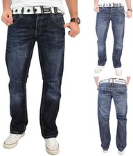 Mens Crosshatch Jeans Reg Fit
