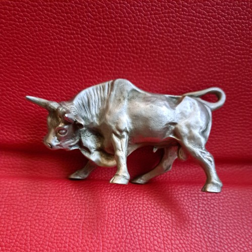 Metal charging bull - charging,