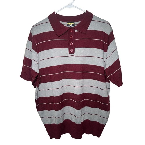 Low rider striped polo - striped, knit