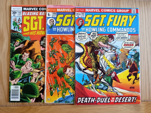 Marvel war comics - 3,