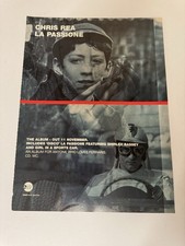 Original Vintage 1990 Chris Rea La Passione Album Ferrari Magazine Advert Retro