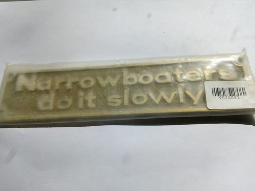 New unopened narrow boat - narrow, brass