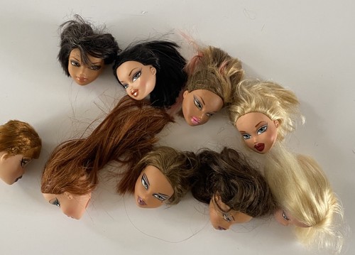 Bratz doll heads - bratz, x9
