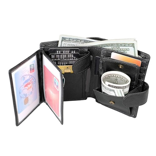 Mens genuine leather wallet - mens,