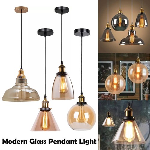 Modern amber glass ceiling - amber,
