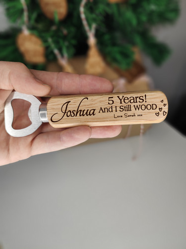 Personalised wooden year - personalised,