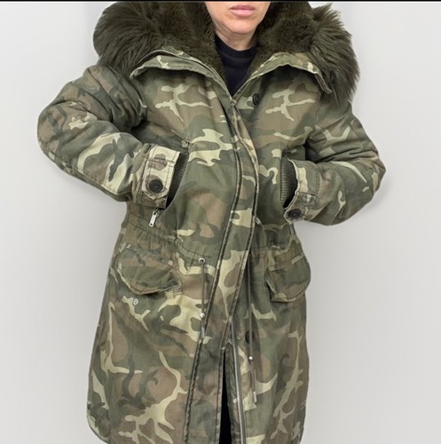Zara vintage camo fur - zara,