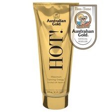 Australian Gold Hot Maximum Energy Tanning Lotion Sunbed Tan Cream 250ml