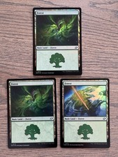 MTG 3x Forest land FOIL (Edge Of Eternities) (0275/0275/0276)