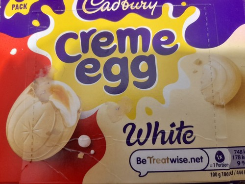 Cadbury creme chocolate eggs - creme,
