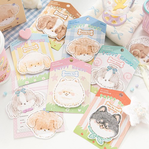 Sheets kawaii puppy dog - kawaii,
