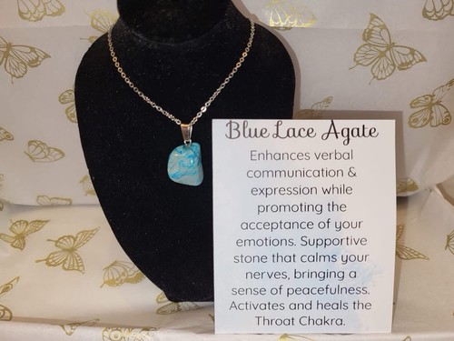 Handmade blue lace agate - handmade,