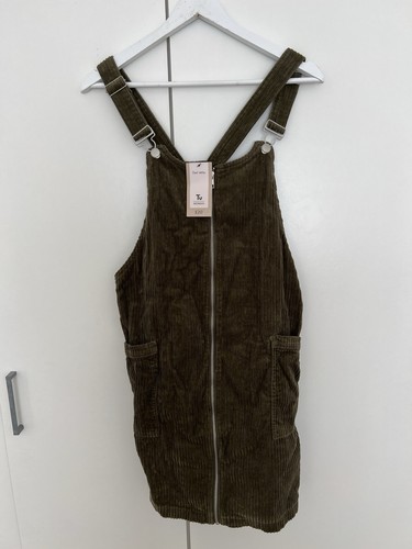 Dungarees cord dress khaki - cord,