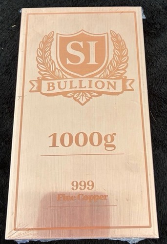 1kg copper bullion bar 999 - bullion,