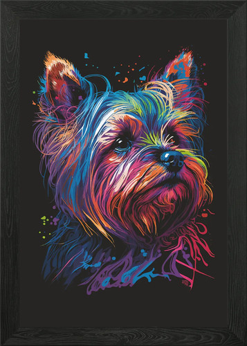 Yorkshire terrier framed - my,